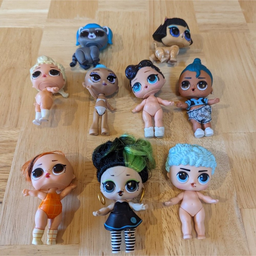 LOL Surprise! Lot of 7 Dolls 2 Pet's - MGA ENTERTAINMENT 3 inch Dolls